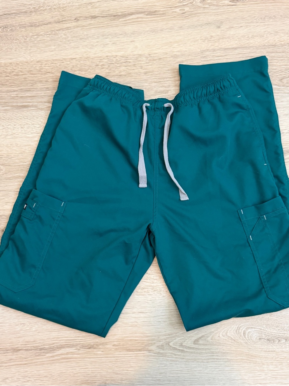 Unisex Hunter Green Scrub Pants - Picture 2 of 3